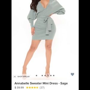 Sage Sweater Dress